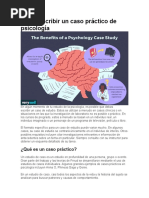 Cómo Escribir Un Caso Práctico de Psicología