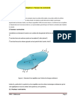 Cours-MMC-CHAPITRE 1 Tenseur de Contrainte Parties I Et II