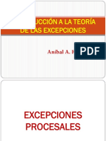 Presentación - Introducción A La Teoría De Las Excepciones - Ruiz