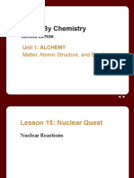 Living by Chemistry: Unit 1: ALCHEMY
