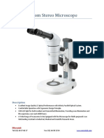 NSZ-806 Zoom Stereo Microscope: Description