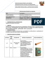 TDR Materiales de Escritorio