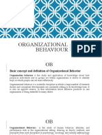 Organizational Behaviour