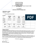 Certificado de Calibración - 00137048