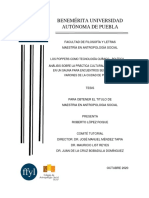 Los Poppers Como Tecnología Quimico Politica. Análisis Sobre La Práctica Cultural de Su Consumo en Un Sauna Para Encuentros Sexuales Entre Varones de La Ciudad de Puebla