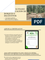 Sistema Boliviano de Certificacion de Bosques e Incentivos (Sbcbi)