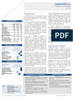 Informe de Clasificación Agrosuper S.A. Feller Rate 2016