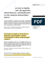 Ortiz (2004) El Debate de La Familia en La Teoria Social - Autores Clasicos