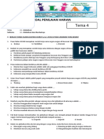 Soal Tematik Kelas 6 SD Tema 4 Subtema 2 Globalisasi Dan Manfaatnya Dan Kunci Jawaban