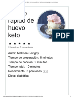 Helado Rápido de Huevo Cetogénico - Natillas Congeladas Bajas en Carbohidratos