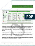 Instructivo de Uso Herramienta Para La Elaboracion de La Declaracion de Renta de Las Personas Juridicas Ano Gravable 2019