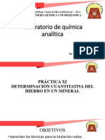 Determinación de hierro en minerales