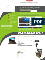 Classroom Tech: How To Use The Classroom Projector