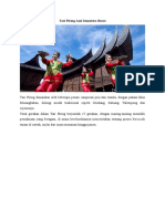 Tari Piring Asal Sumatera Barat