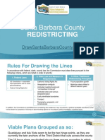 Santa Barbara County Redistricting Committee Presentation for Nov. 22, 2021 Meeting