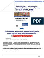 Telecharger Geotechnique Exercices Et Problemes Corriges de Mecanique Des Sols Avec Rappels de Cours en PDF Epub PJGcBIO2