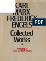 Marx Engels Collected Works Volume 1 Ka Karl Marx