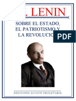 V.I. Lenin - Sobre El Estado, El Patriotismo y La Revolucion