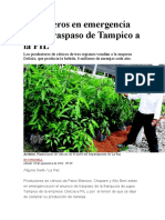Naranjeros en Emergencia Por El Traspaso de Tampico a La PIL