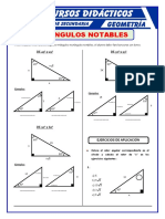 Ejercicios de Triangulos Notables para Segundo de Secundaria