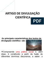 Artigo de Divulgação Cientifica