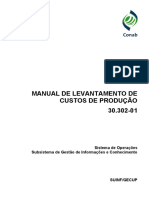 Manual de Levantamento de Custos de Producao