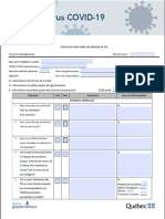 Formulaire À Remplir Lors Des Visites de Vigie