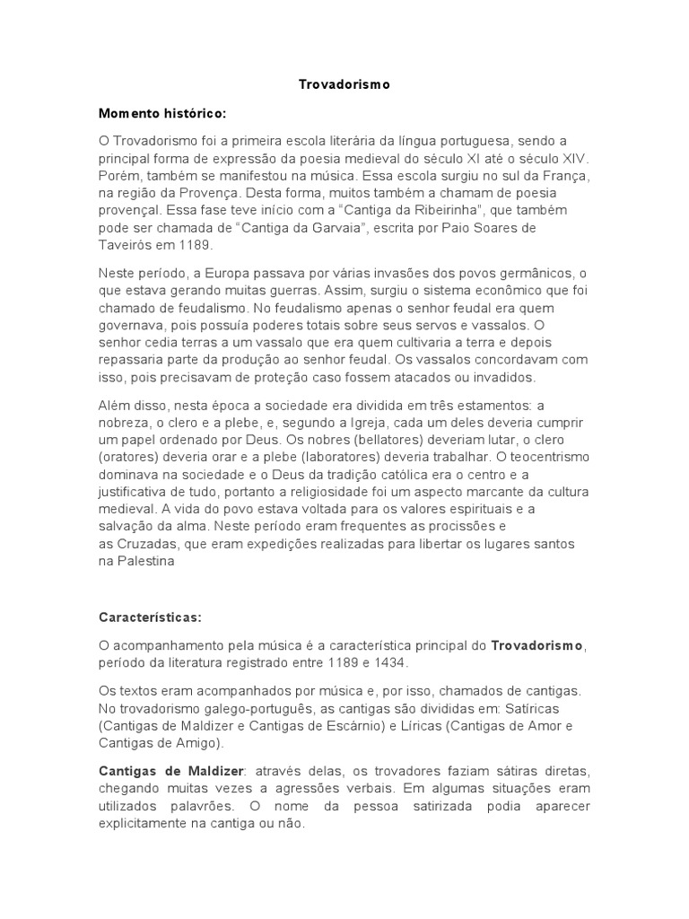 Trovadorismo Paio de Soares Taveiros PDF