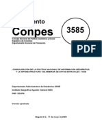 CONPES 3585 - PNIG e ICDE 02