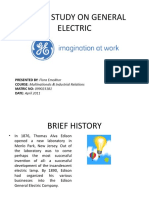 A Case Study On General Electric