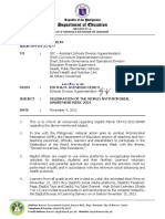Department of Education: Division Memorandum SDOB-DM-04-21-677 TO