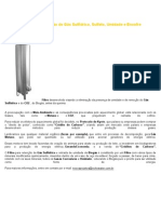 Filtros para remoção de Gás Sulfídrico