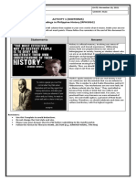 Statements Answer: Activity 1 (Midterms) Readings in Philippine History (RPHS01G)