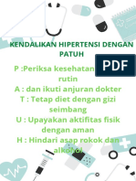 Kembalikan Hipertensi Dengan Patuh