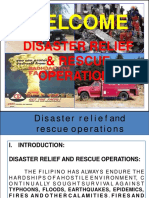 Welcome: Disaster Relief & Rescue Operations