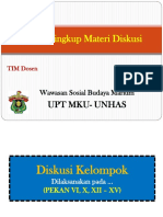 Ruang Lingkup Materi DISKUSI