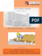 Modulo 2 Fasciculo 6 Encofrar Losa Aligerada Hacer Armadura Para Losa Aligerada