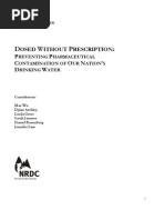 Download DOSED WITHOUT Prescription Preventing Pharmaceutical Contamination of Our Nations Drinking Water by Minerva Cayabyab RPh SN54167243 doc pdf