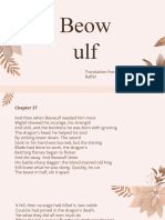 Beow Ulf: Translation From Burton Raffel