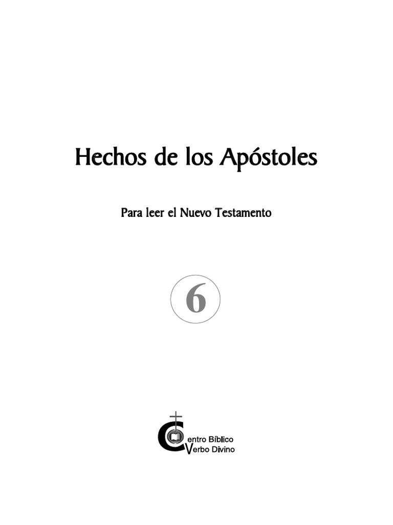 hechos de los apóstoles capítulo 6