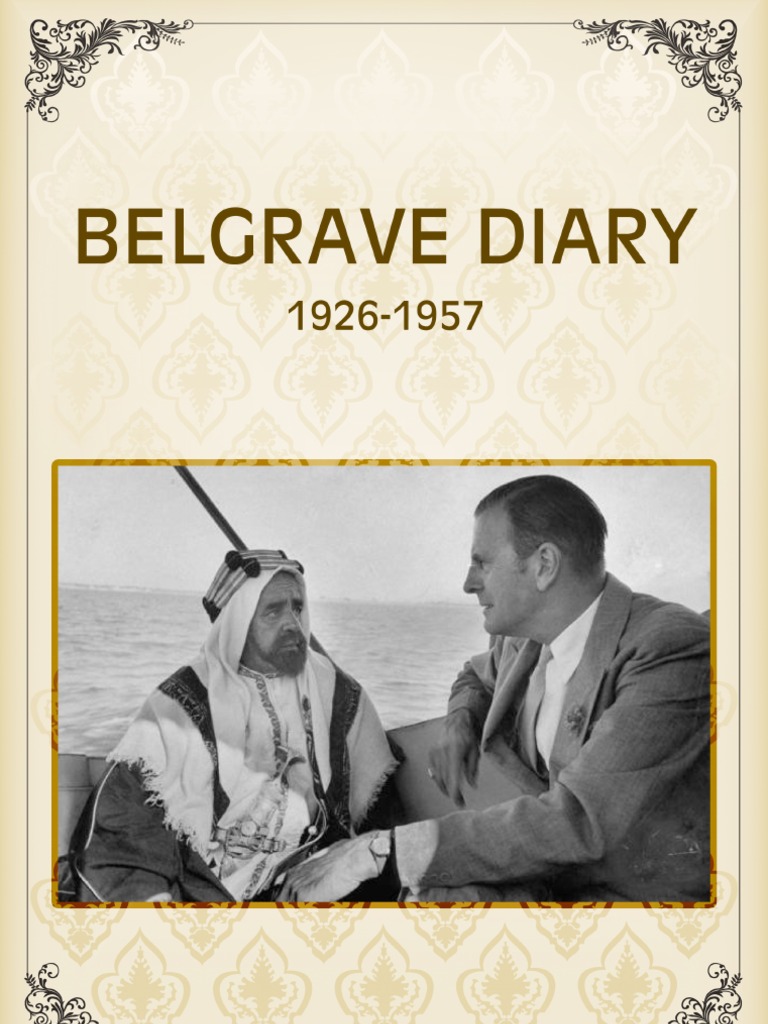 Belgrave's Diaries: Bahrain 1926-1957 | PDF | Bahrain