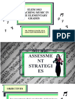 Music Assessment Strategies