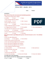 Grade 6 - Set 1 - Question Booklet