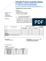 Form Rekap Ujian Thesis