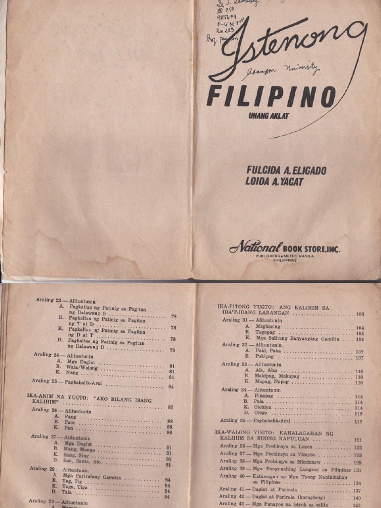 Steno Filipino Book 1 PDF