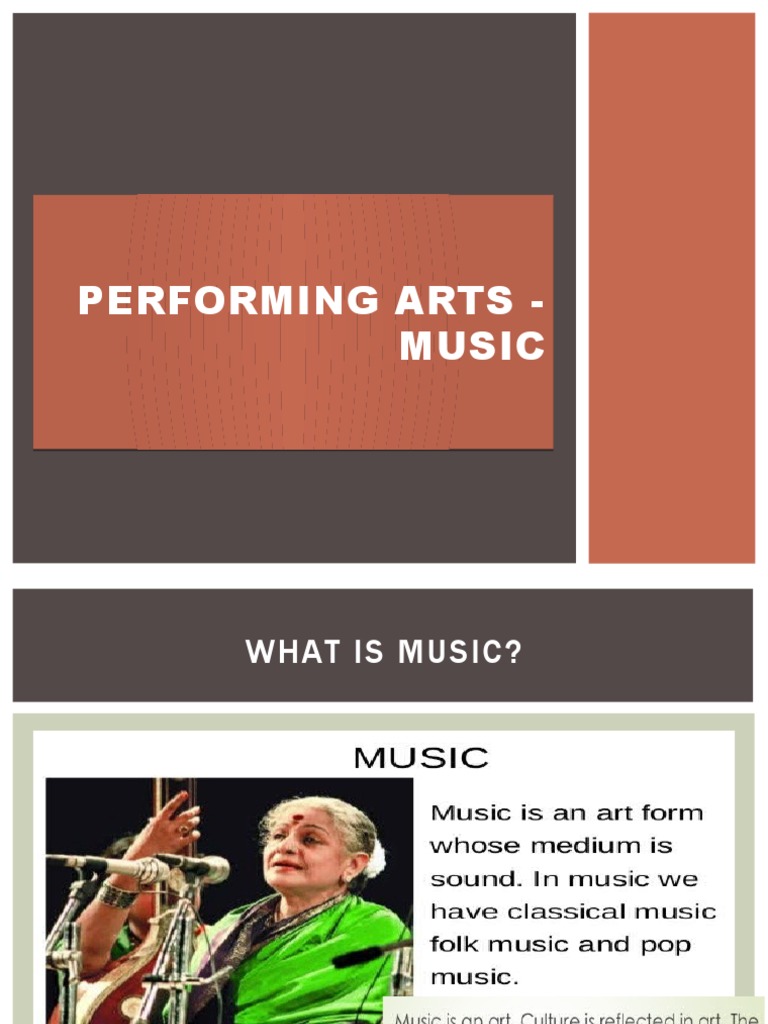 Performing Arts - Music | PDF
