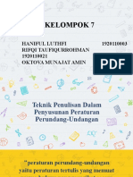 Teknik Penulisan Dalam Penyusunan Peraturan Perundang-Undangan