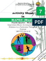 Activity Sheet In: MAPEH (Music)