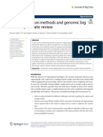 Feature Selection Methods and Genomic Big Data: A Systematic Review