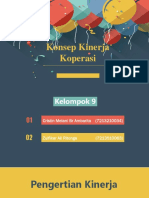 Kelompok 9 Konsep Kinerja Koperasi